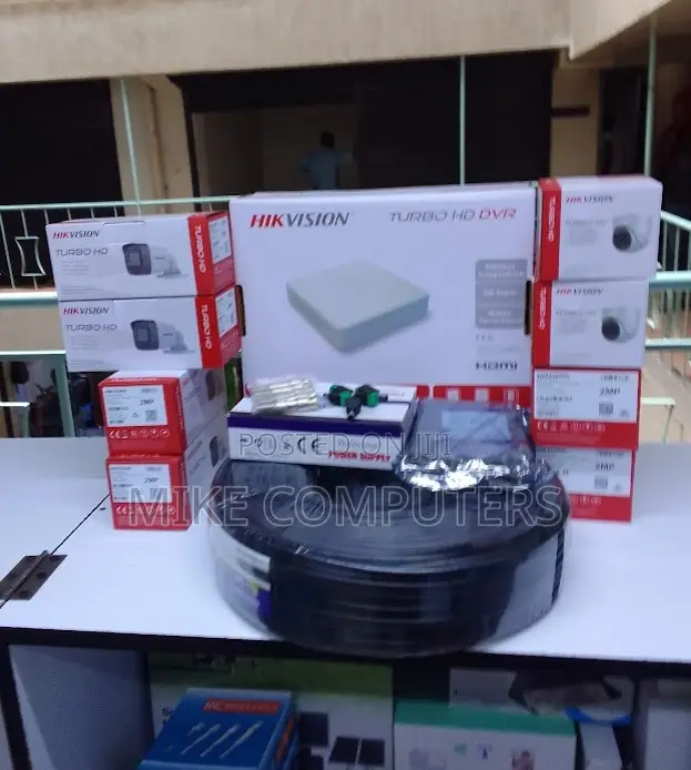 Hikvision 4channel CCTV Security Complete Full Kit Indoor/Outdoor