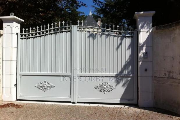 Decorative Iron Swing Gate | Artistic Metalwork - main view