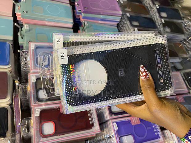 Piccaxo Redmi 14c Back Cover Ultra-Thin Matte Soft Leather Case - main view