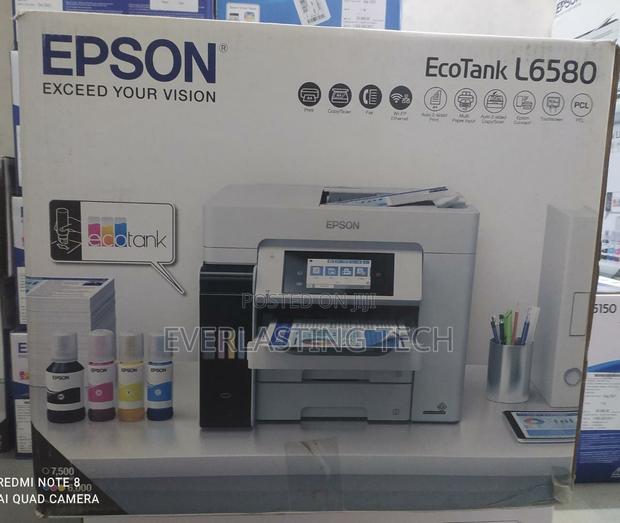 Ecotank L6580 A4 Multifunction Wi-Fi Ink Tank Printer - main view