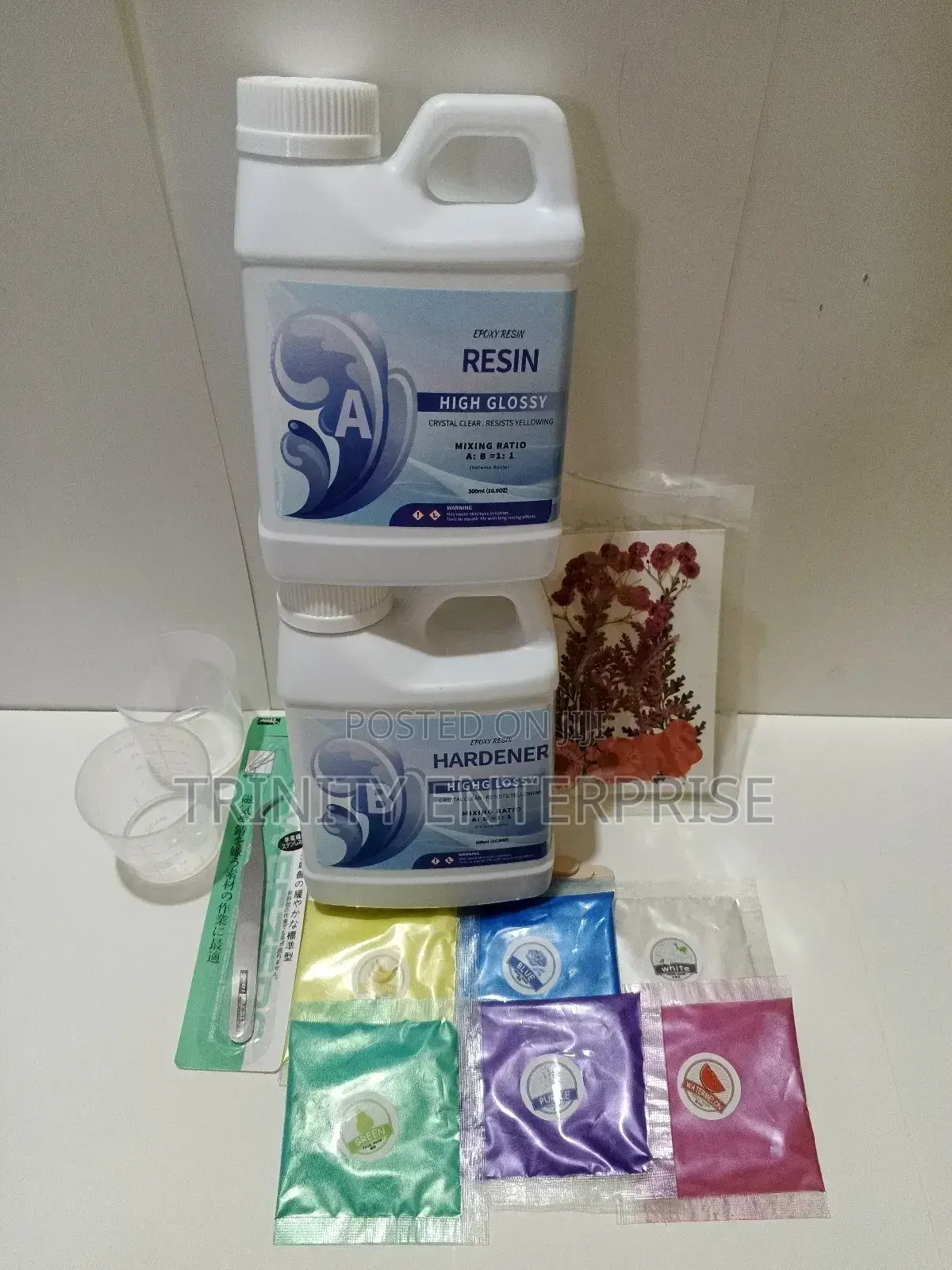 Epoxy Resina Kit Crystal Clear Liquid Sealants Ab Epoxy