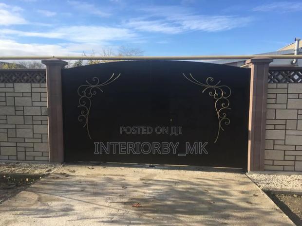 Smart Motor-Ready Sliding Gate | Modern Steel - main view