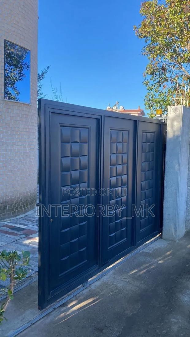 Thick Steel Sliding Gate | Heavy Duty Design - main view