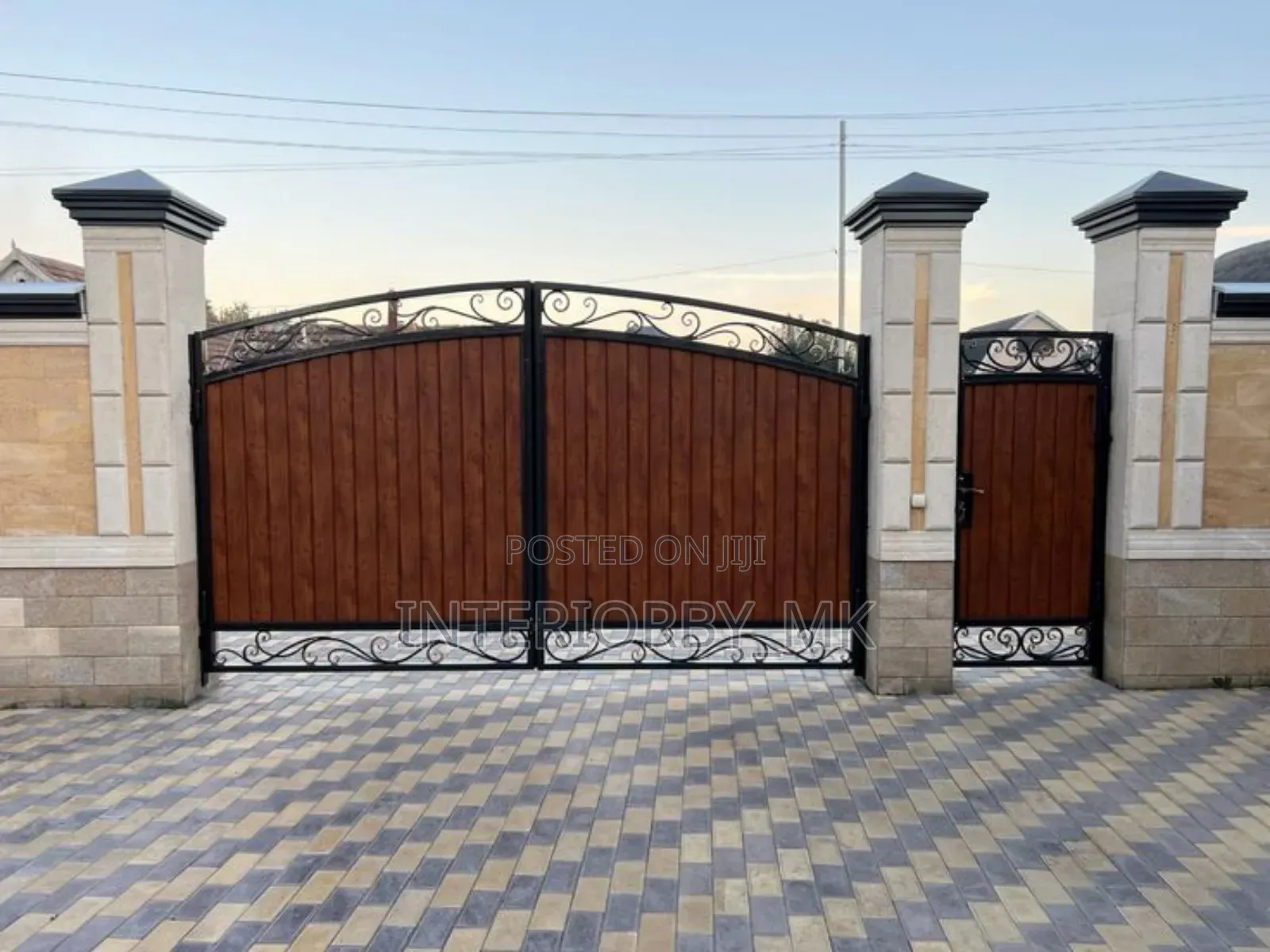 Industrial Compound Swing Gate | High Security