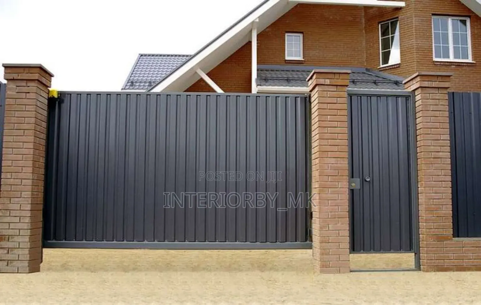 Patterned Sliding Gate | Stylish Secure