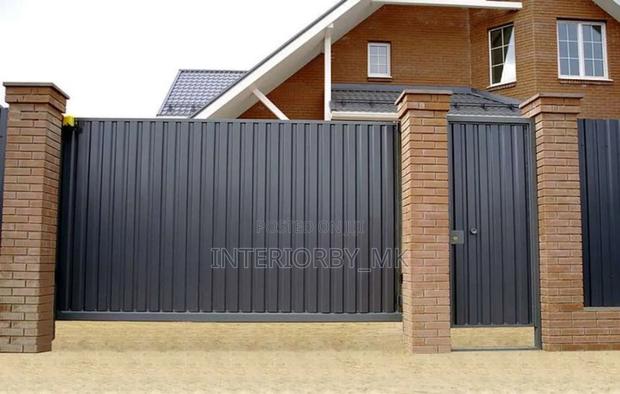 Patterned Sliding Gate | Stylish Secure - main view