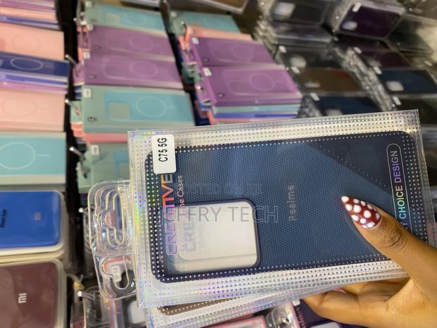 Bukier Realme C75, Luxury Retro Leather Skin Back Case Cover