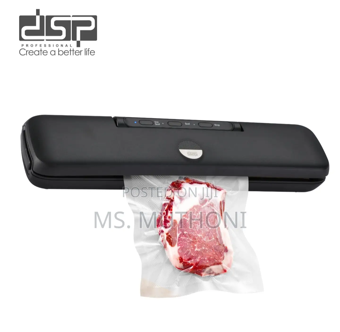 DSP Pro Vacuum Sealer -60kpa Suction, 30cm Auto Seal With 3 Modes