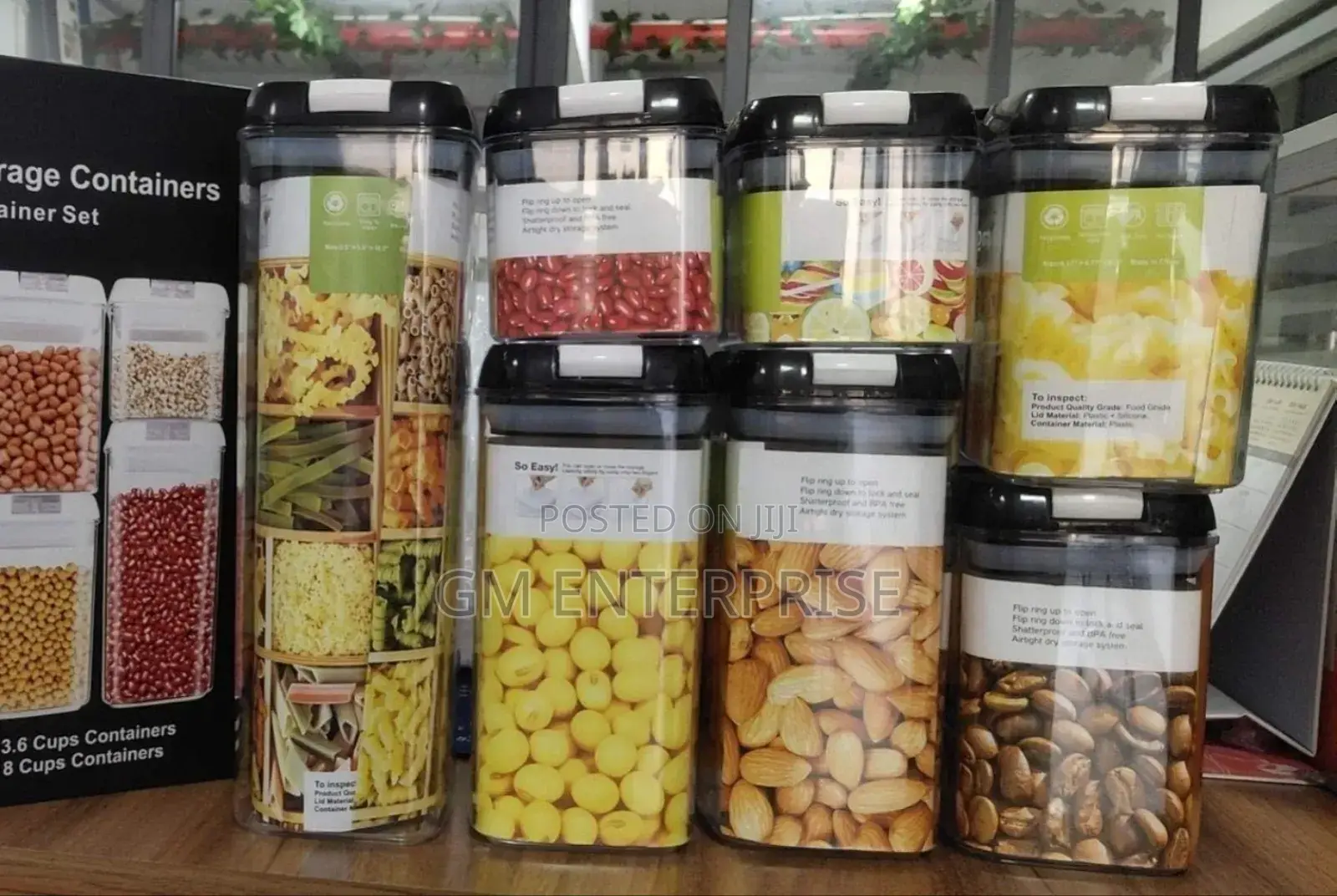 *Acrylic 7pc Food Storage Container Set