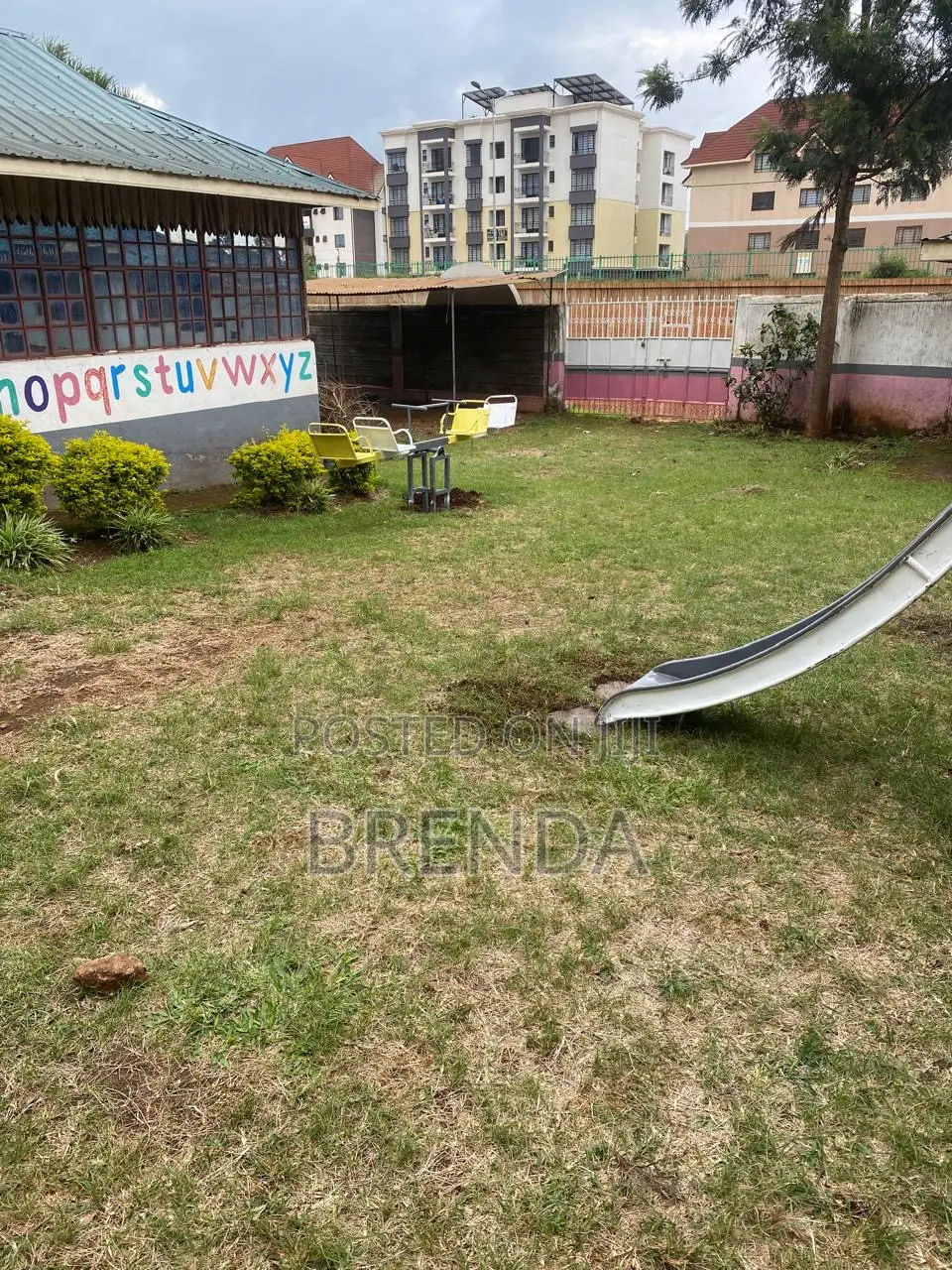 School Slides And Merry Go Round