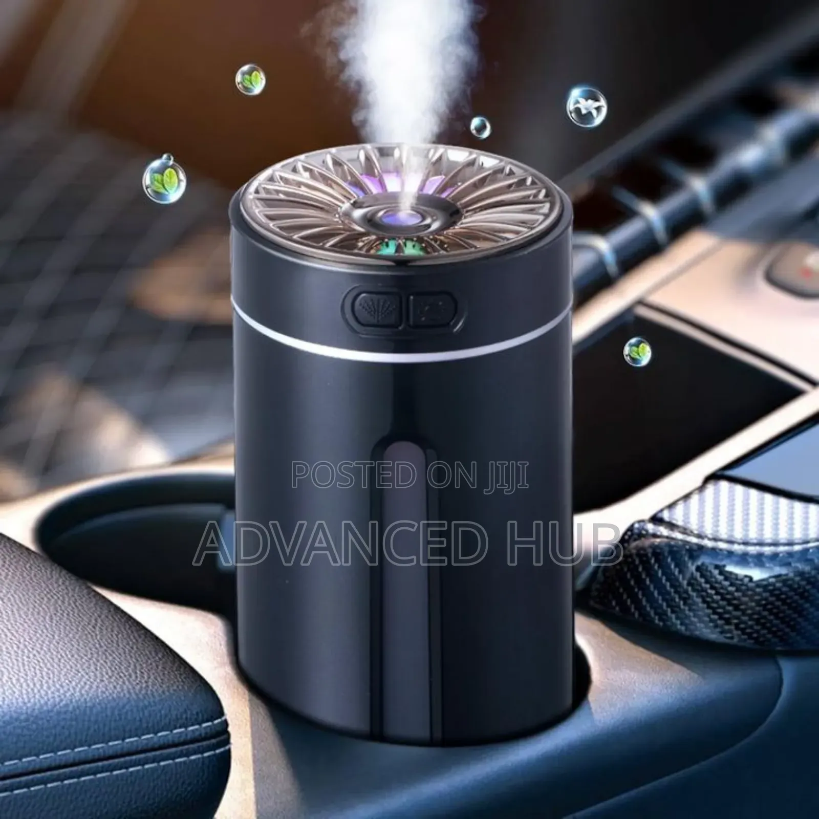 Wireless Car Humidifier With Colourful Night Light