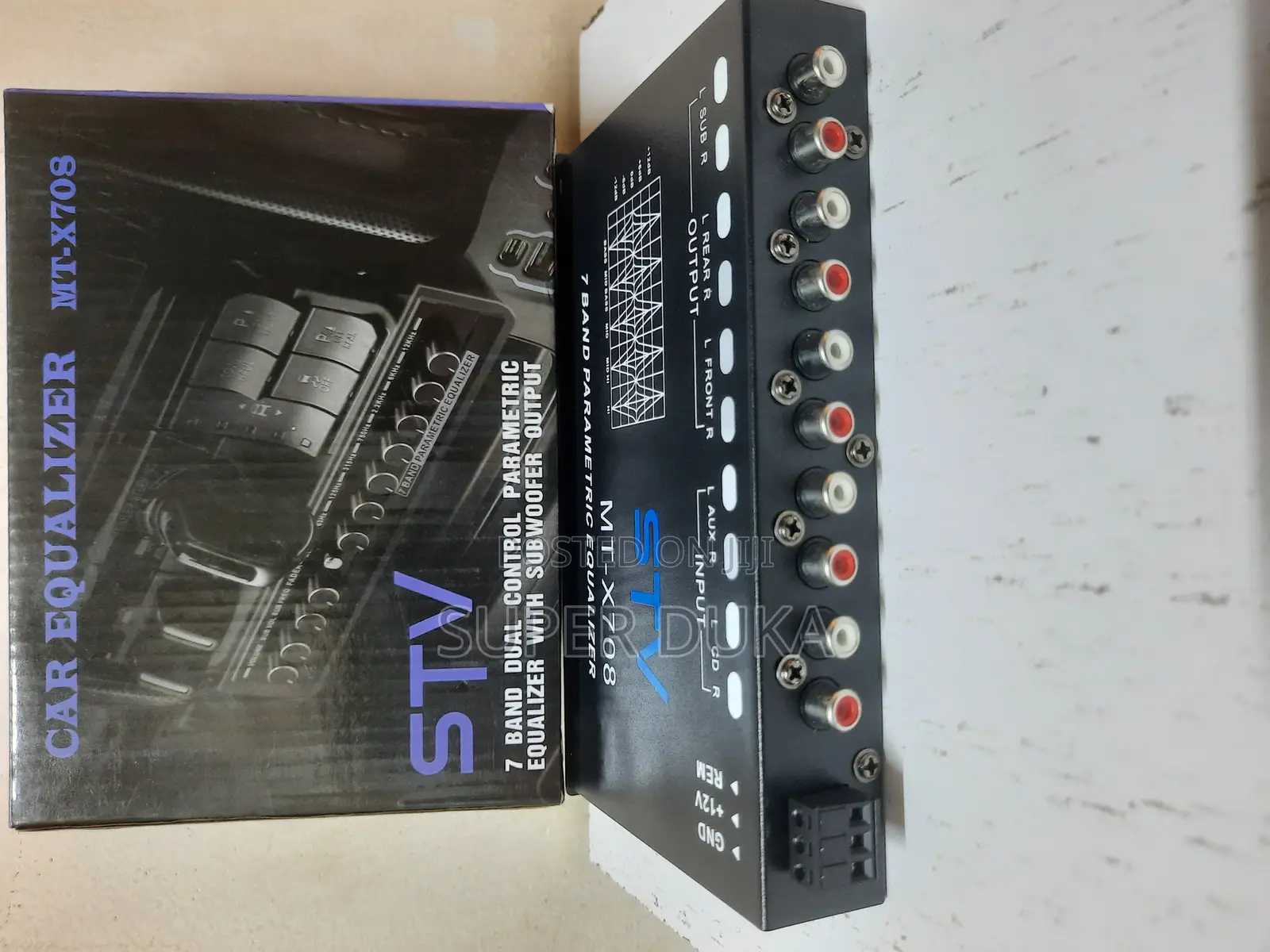 7 Band Parametric Car Equalizer. STV Mt-X708 Audio Accessory