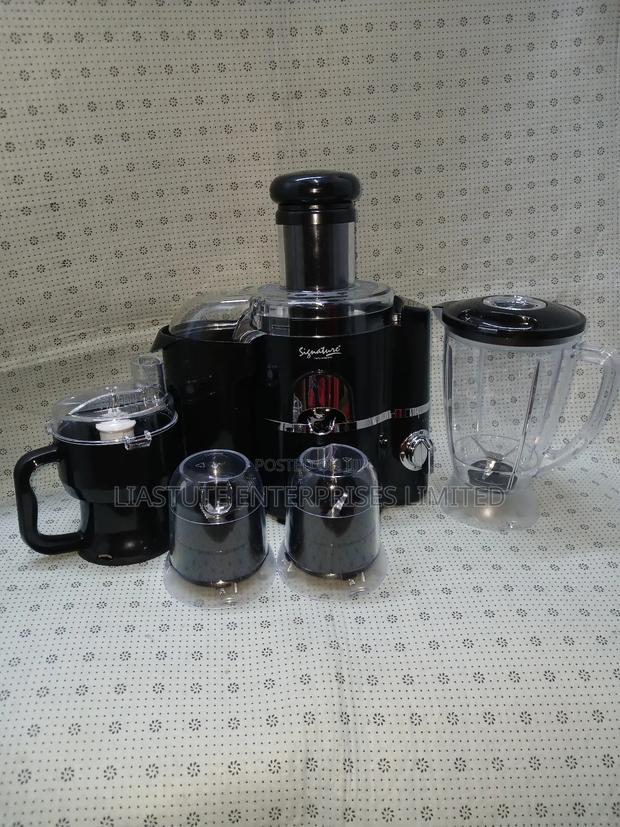 Signature Sg-505 5-in-1 Food Processor - Juicer Blender Combo