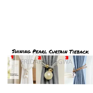 Shining Pearl Curtain Tieback