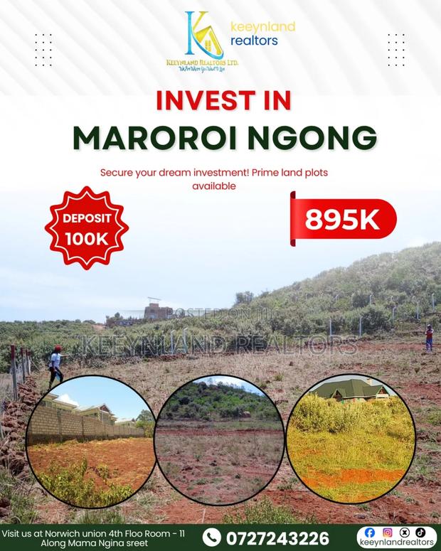 Plots at Maroroi Ngong - main view