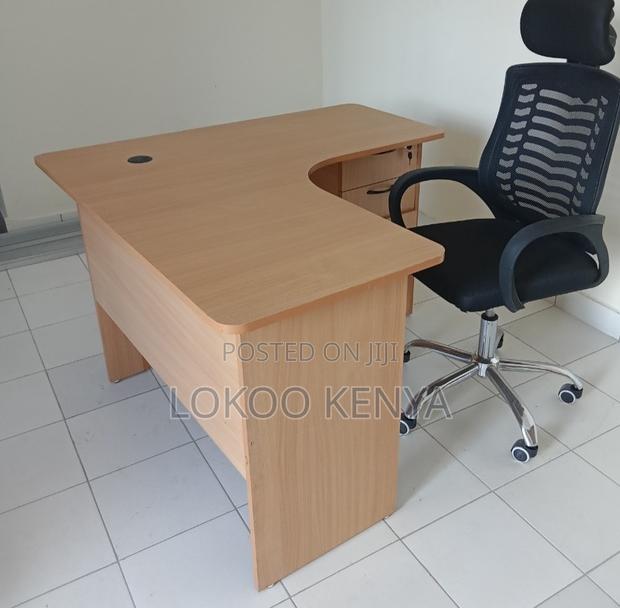 Office Desk; 1.2 M Curved Wooden Office Computer Desk