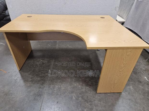 Office Desk; 1.2 M Curved Wooden Office Computer Desk - thumbnail 3