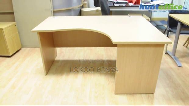 Office Desk; 1.2 M Curved Wooden Office Computer Desk - thumbnail 5