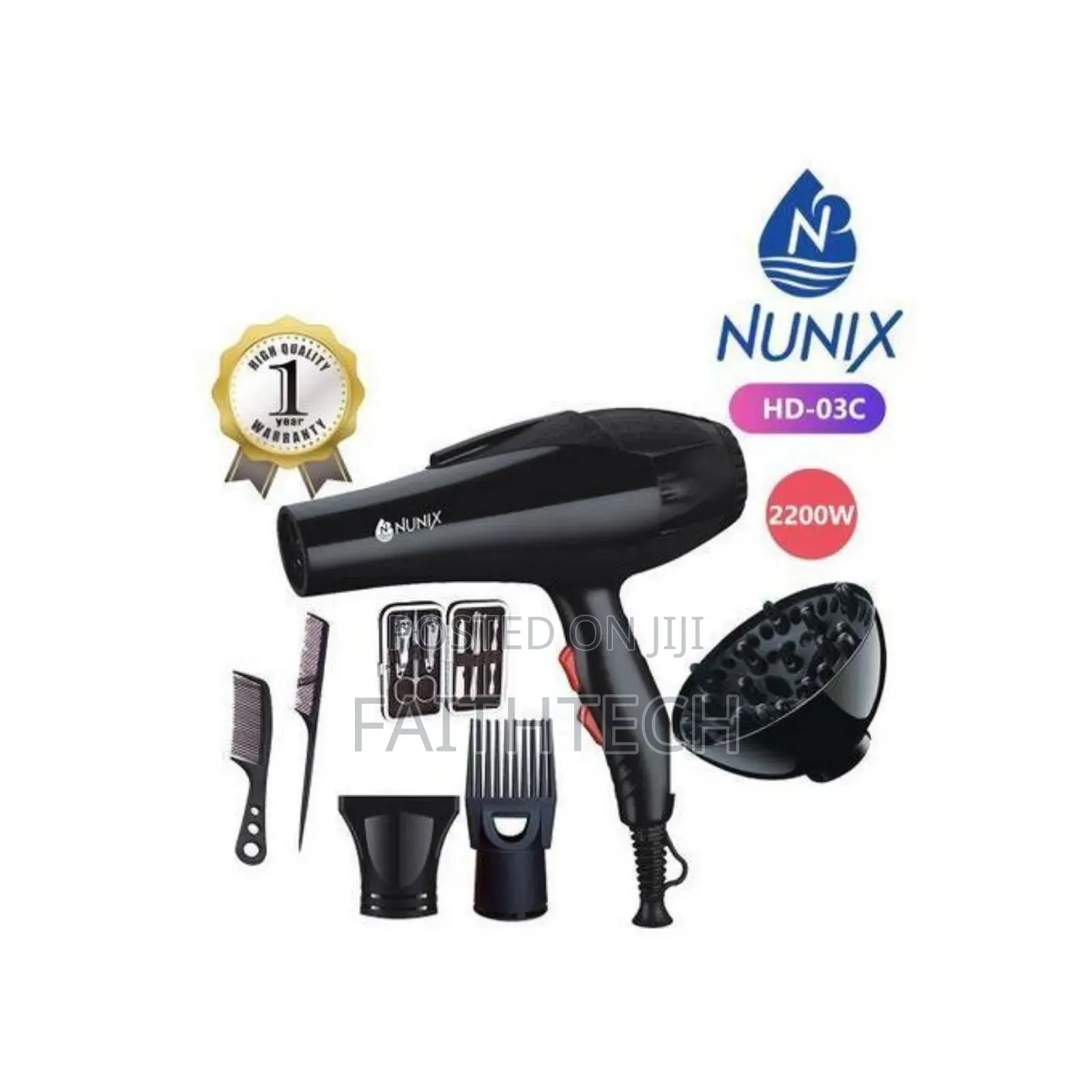 Nunix Hd-03c Hair Dryer