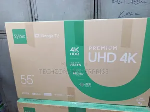 Syinix Tv 55 Inch Uhd Google Tv With Dolby Audio ,
