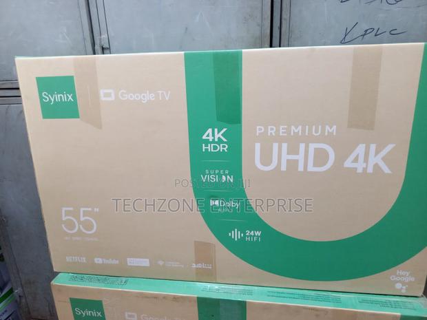 Syinix Tv 55 Inch Premium Uhd Google Tv With Voice Control 