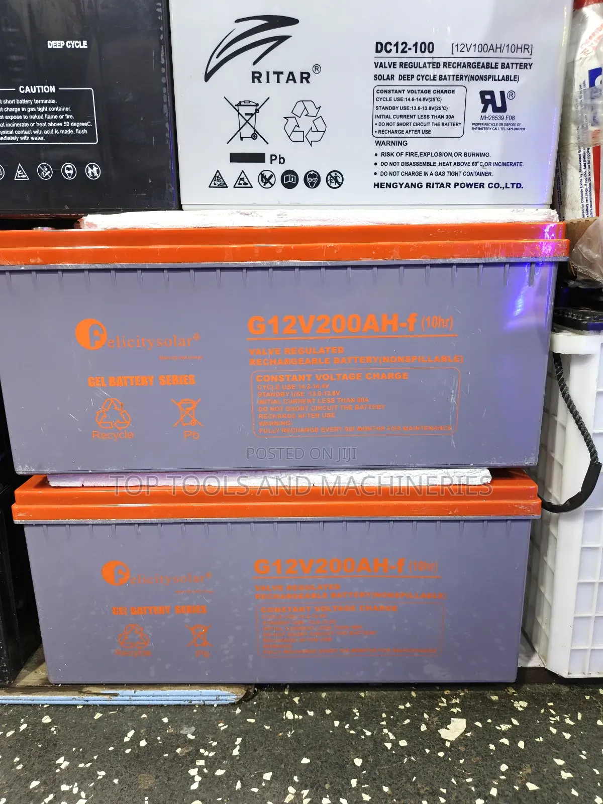 Felicity Solar G12v200ah-F Rechargeable Solar Backup Battery