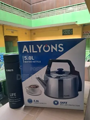 5l Ailyons Kettle + 450ml Always Vaccum Flask