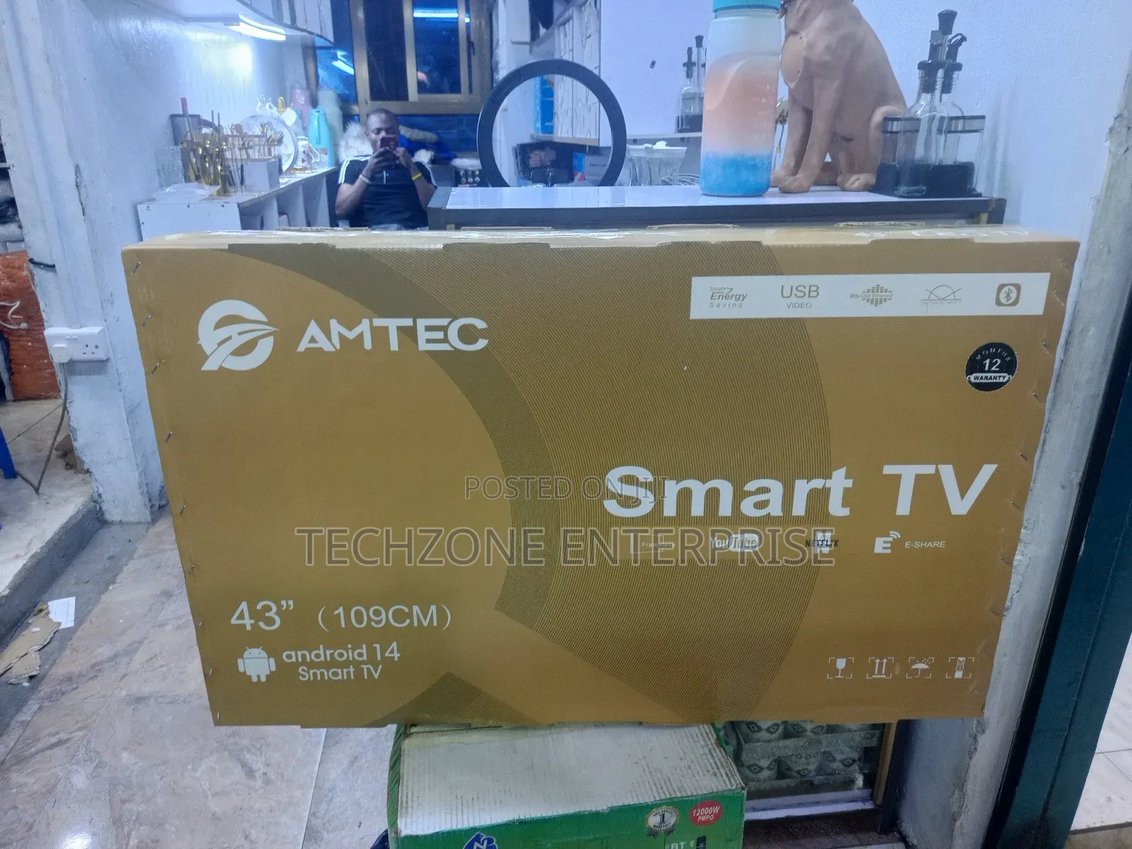 Amtec 43 Inches Smart Tv Android 14 Tv