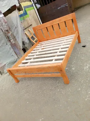 Hardwood Framed 5*6 Bed. Comfy