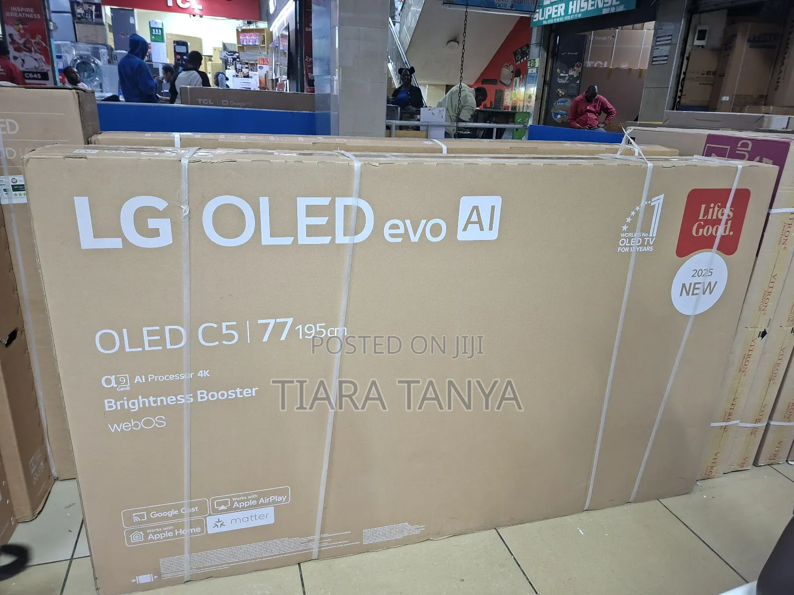 Lg 77" Oled Evo Ai C5 Smart With Ao Webos 25