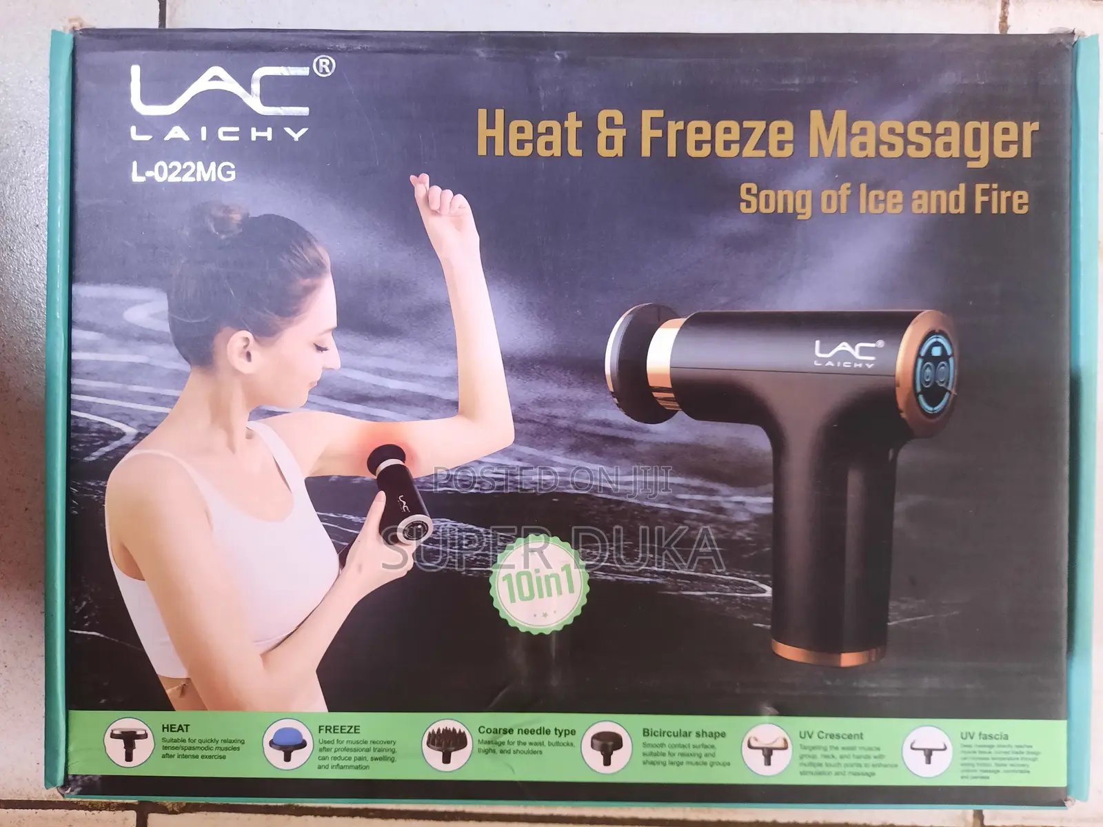 Heat Freeze Massager.10 Head,6 Speed.L-022mg Ice Fire