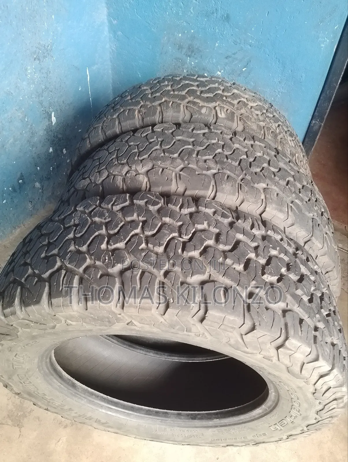 265/65r18 Bfgoodrich Used