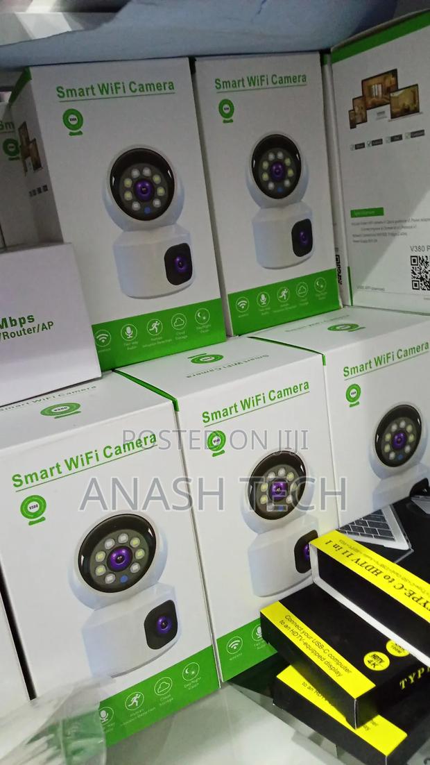 V380 Dual Lens Wifi Baby Monitor PTZ Camera