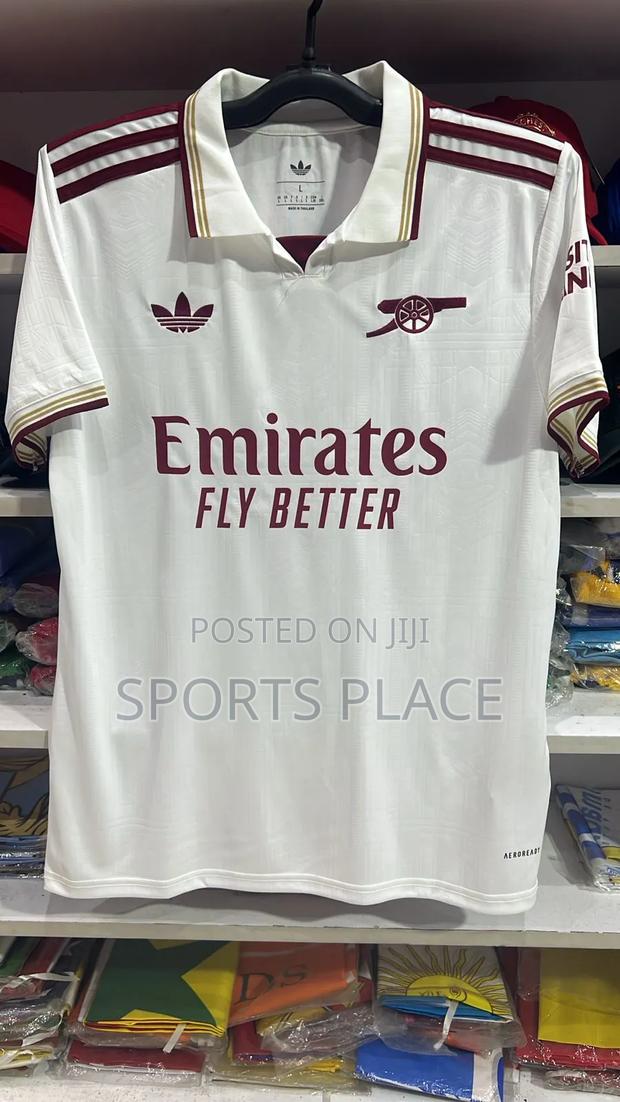 Arsenal White 3rd Kit Jersey
