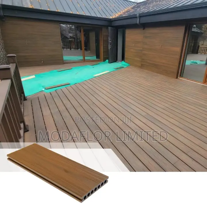 High-Strength WPC Decking, Weatherproof Stylish Outdoor Flooring
