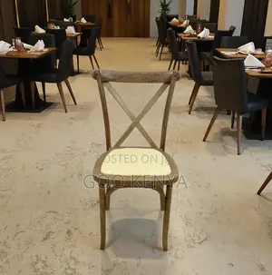 Home Chair; Wood Single Seat Without Armrest for Banquets and Parties