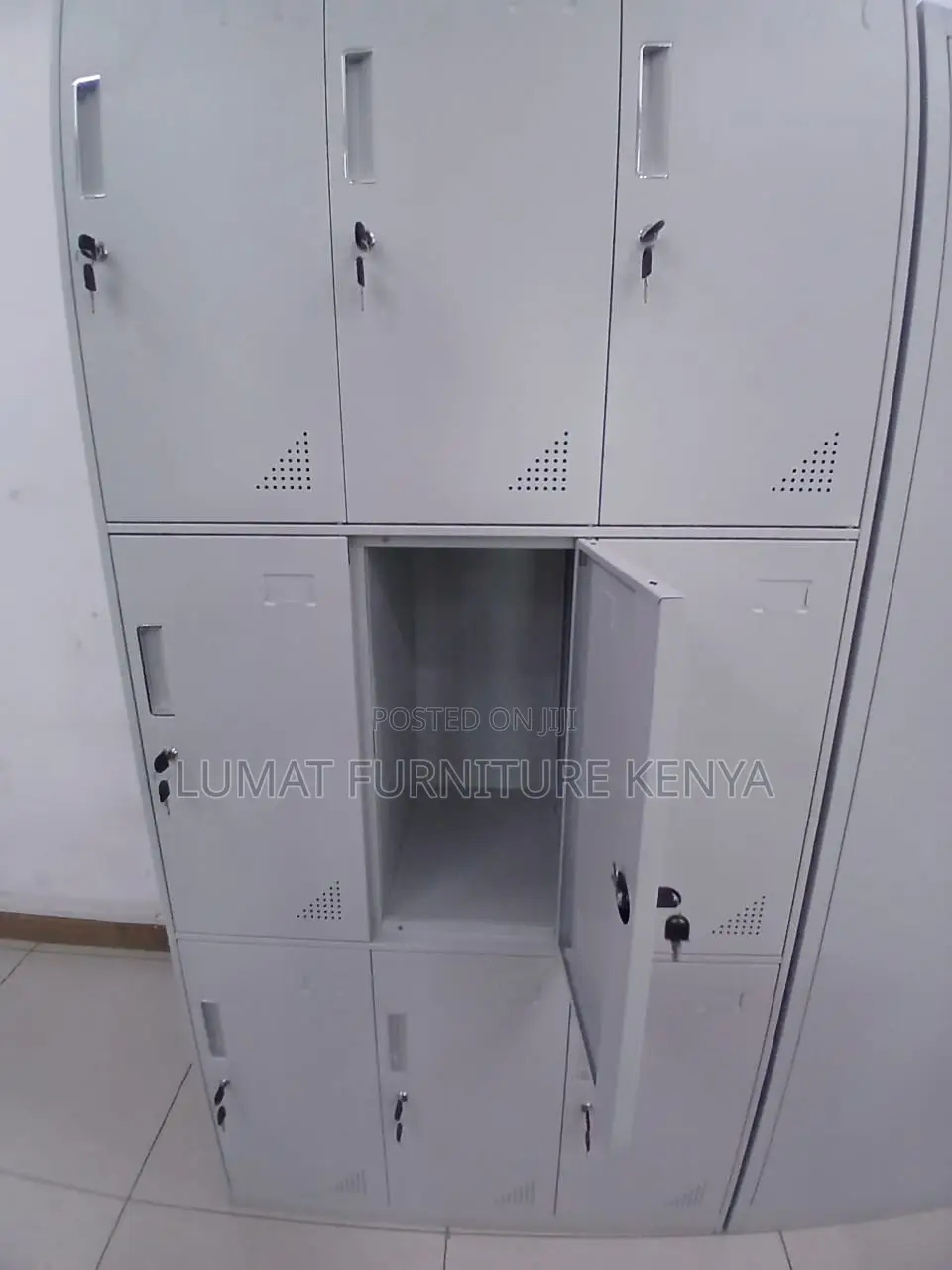 Multi-Compartment Cabinet.