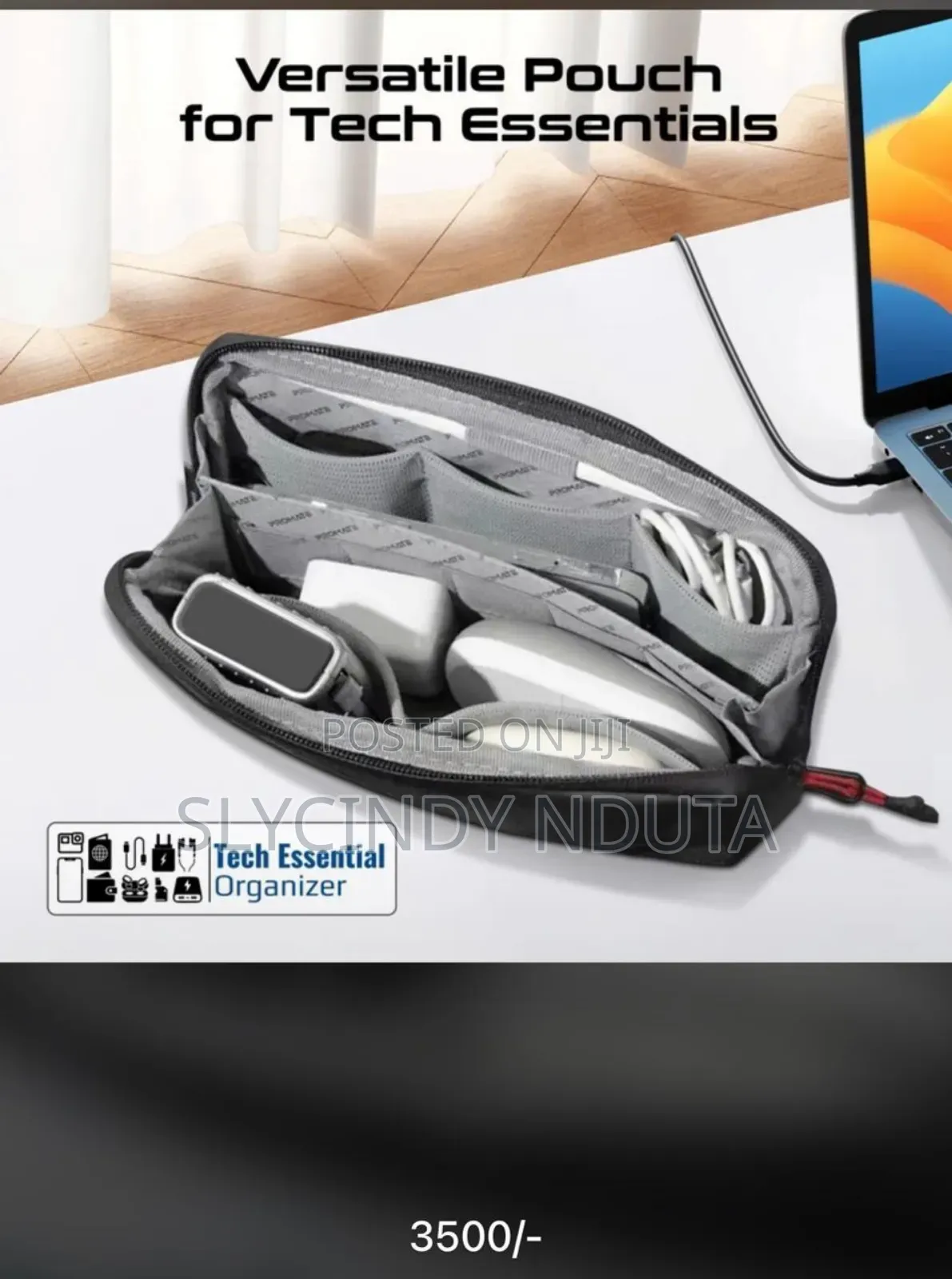Promate Pouch Bag With Multiple Pockets