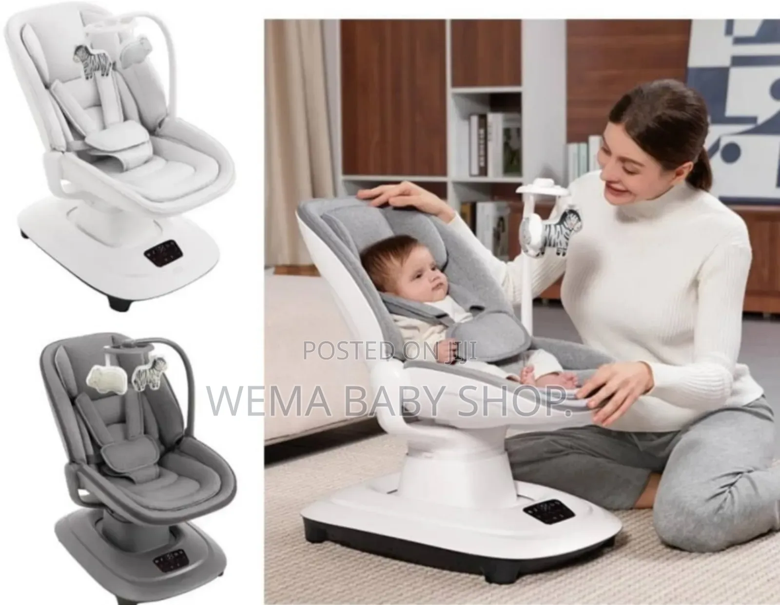 3 in 1 Deluxe Multi-Motion Baby Cradle/Swing/Bouncer/Bassinet.