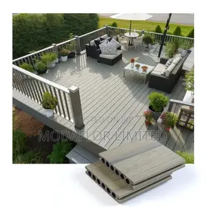 Luxury WPC Decking Boards Anti-Slip Long-Lasting Outdoor Flooring