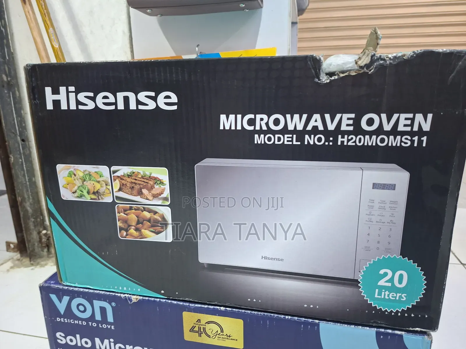 Hisense 20 Litres Digital Microwave Silver