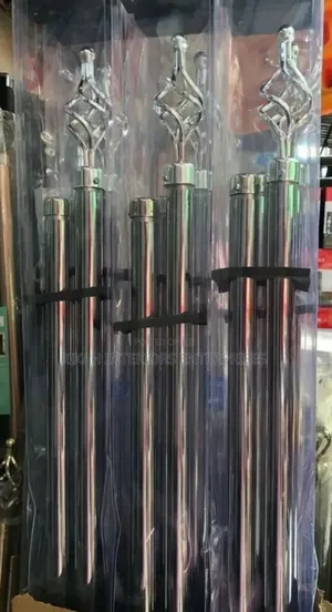 3 M Double Silver Curtain Rods