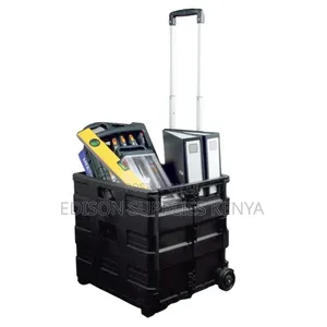 Utility Cart Foldable Boot Cart Wheeled Shopping Trolley Hand Truck