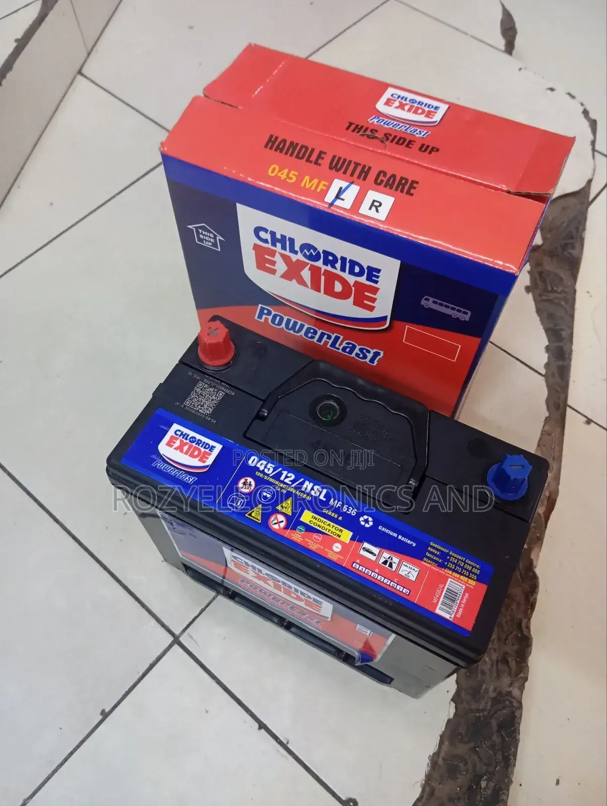 N45 Ah Chloride Exide
