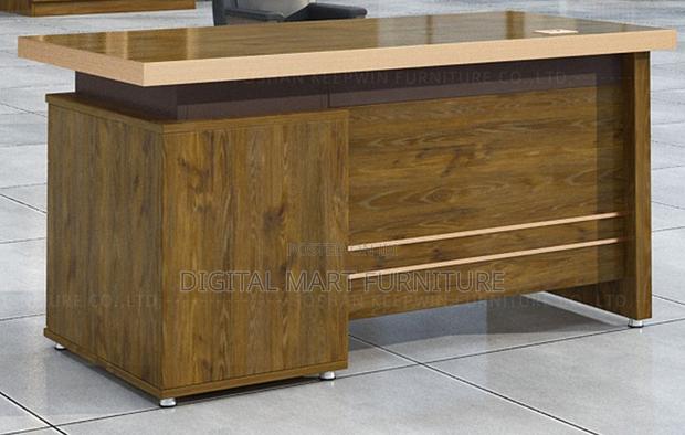 Office Desk: 1.4 Meter Brown Manager Desk - thumbnail 8