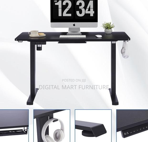 Office Desk: Brown Multi Height Standing Desk - thumbnail 2