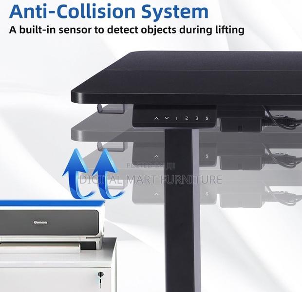 Office Desk: Brown Multi Height Standing Desk - thumbnail 3