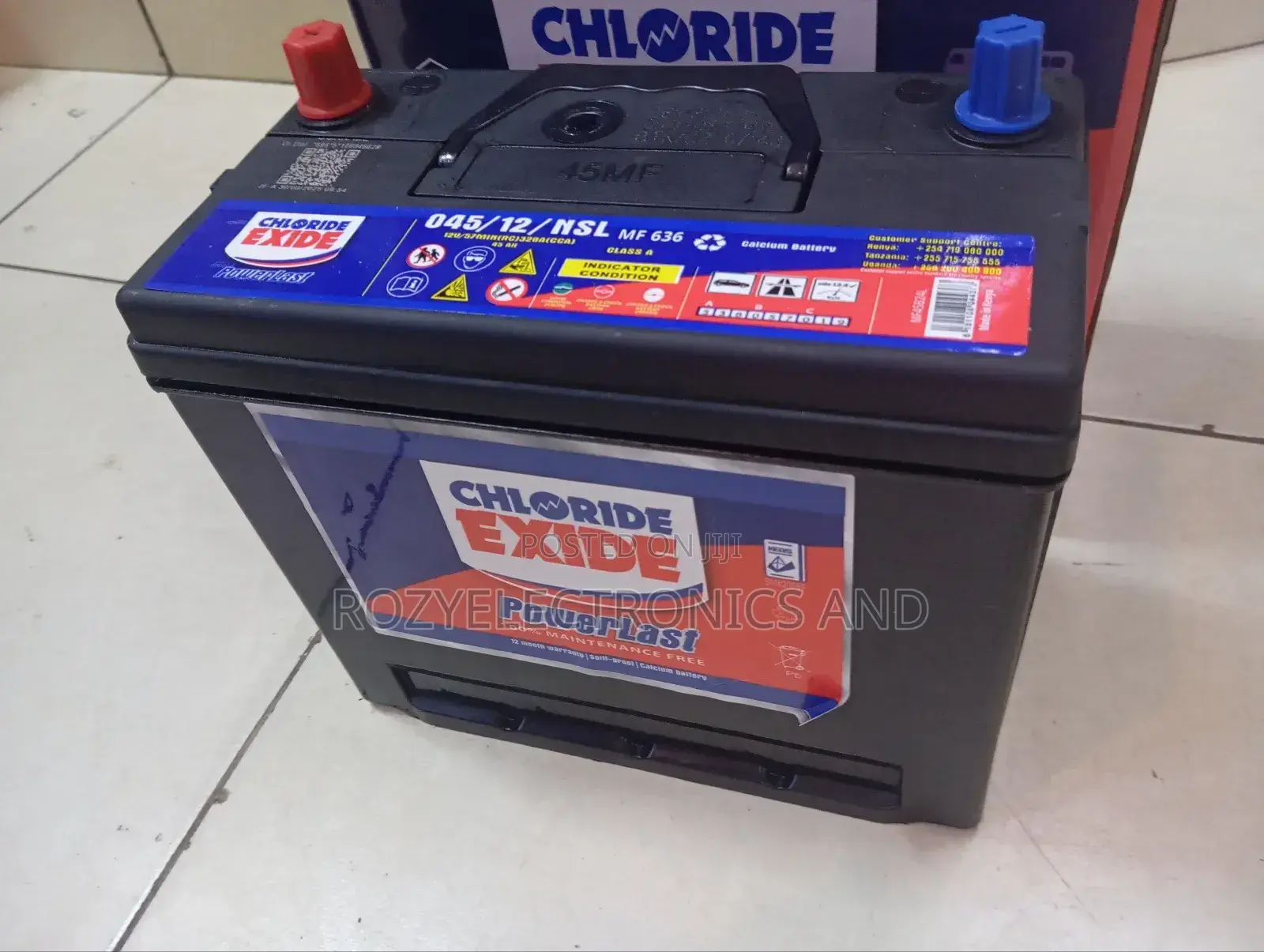 Chloride Exide Battery N45