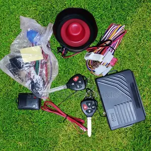 Heavy-Duty Car Anti-Theft Alarm Security Kit With Remote Flip Keys