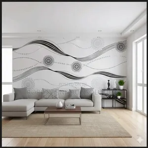 White Floral Wallpaper 0.45×10m – Easy Diy Wall Elegance